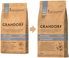 Grandorf Adult Medium & Maxi (Кролик и индейка)